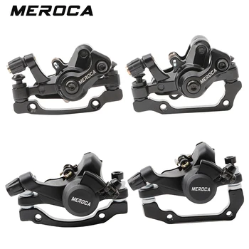 MEROCA Dviračio diskiniai stabdžiai kalnų dviratis, priekiniai ir galinis suportas aliuminio lydinio Linija, Traukiant Diskiniai Stabdžiai lankstymo Mtb dalys, Priedai