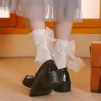 1pcs/ Nauja karšto pardavimo Japonijos mielas Harajuku lankas mergina kojinės kawaii vidurio vamzdis sexy nėrinių princesė ponios kojinės